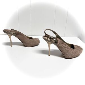 🚨4/$25 Sam Edelman Evelyn Slingback Peep Toe Pumps Size 7